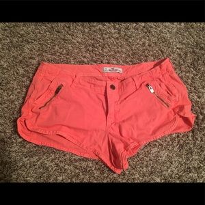 Hollister shortie shorts.